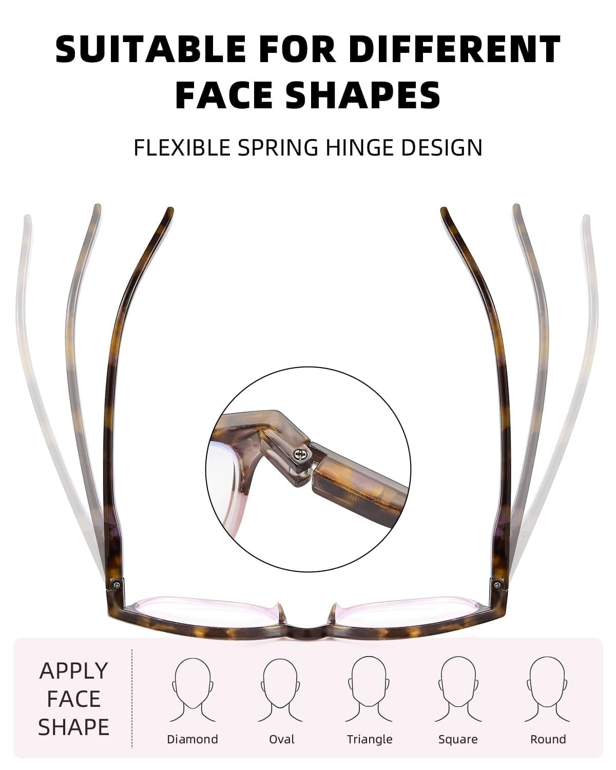 JM Gafas de Presbicia y Lectura. Cómodas y Duraderas con un Diseño Único. Para Mujer. [Pack 4 Unidades] - 5