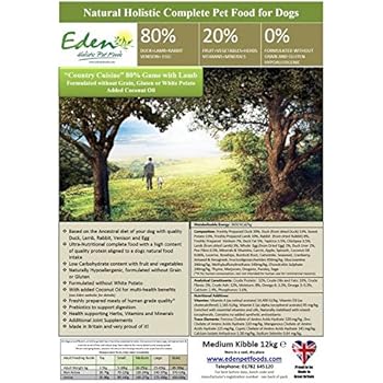 eden dog food 15kg