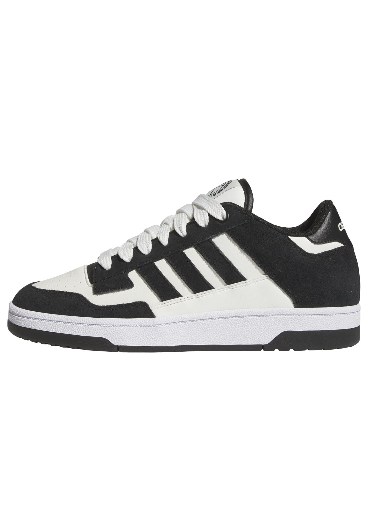 adidas Mixte Rapid Court Low, Core Black/​Cloud White/​FTWR White, 42 EU