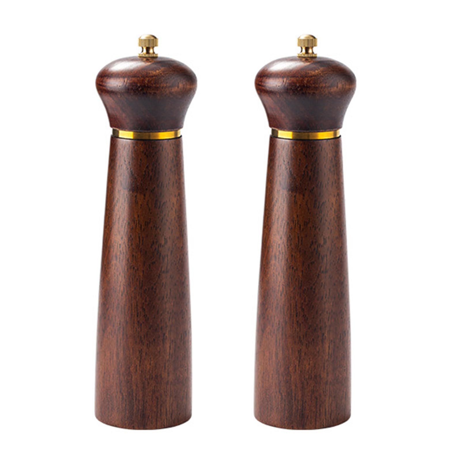 Tsophreniq Manual Wood Grinder Peppers Mill Sea Salts Grinding Seasoning Bottle for Cooking Lover Kitchenwares Grinding