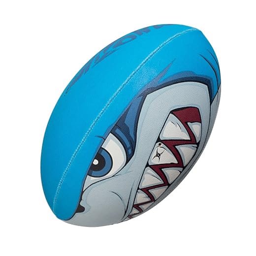 Gilbert Shark Bite Force Rugby Ball - Size 5