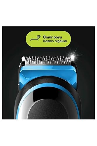Miniatura 4 de Cortadora Braun para hombre MGK5245, 7 en 1, kit de aseo para hombre, inalámbrica y recargable, con maquinilla de afeitar Gillette ProGlide