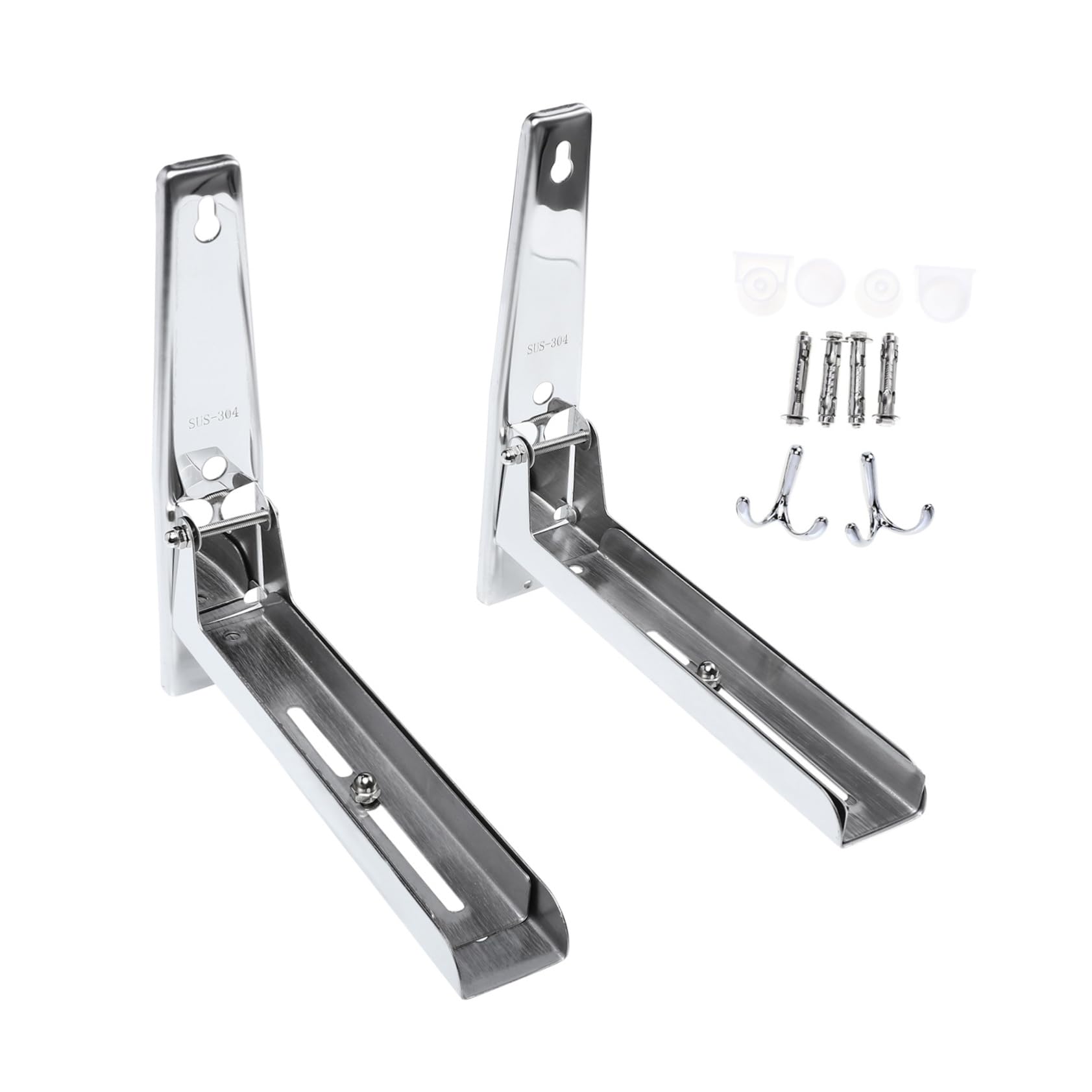 Support Rétractable Pour Four à Micro-ondes - Acier Inoxydable 304 - Étagère Coulissante 56,5x40 Cm - Gain De Place Cuisine