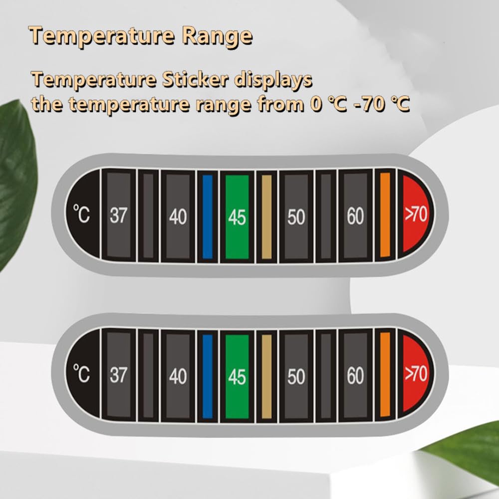 Liquid Crystal Thermometer: de thermometer in stickervorm Liquid Crystal Thermometer: de thermometer in stickervorm