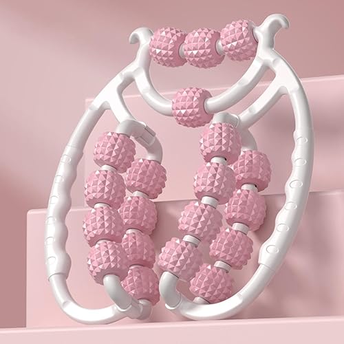 Miniatura 6 de Rodillo de masaje relajante de 20 ruedas, rodillo de celulitis, relajante muscular, abrazaderas circulares para piernas, masaje de piernas para
