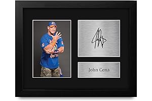 John Cena Signed Autograph Photo Frame Memorabilia