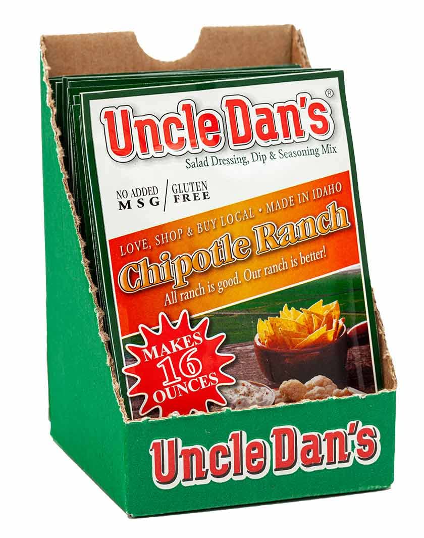 Uncle Dan's Chipotle Ranch Dressing | Singles Case – 12 Count (Pack of 1)