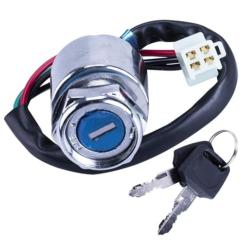 Interruptor de encendido de llave de pin de 4 cables para Go Kart ATV Quad Dirt Bike Scooter motocicleta