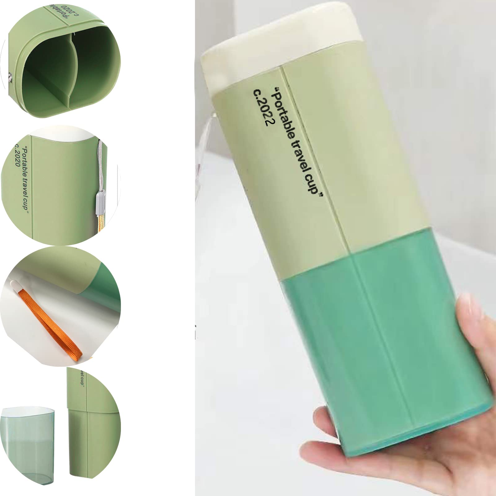 Spazzolino da viaggio contenitori, multifuction plastica spazzolini da denti dentifricio Set