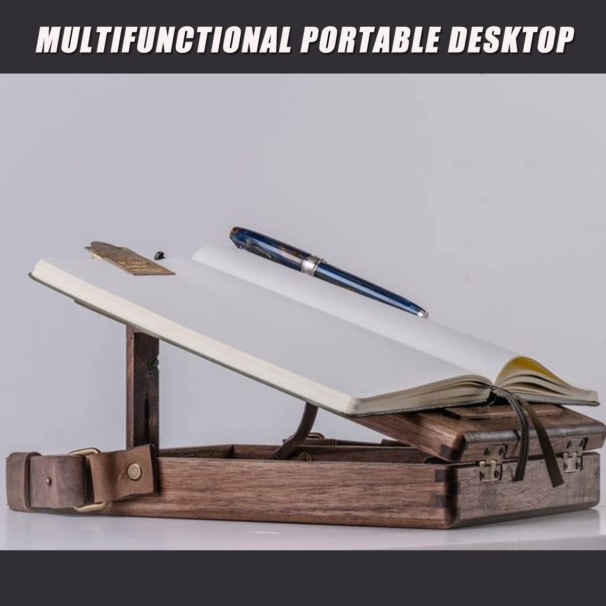Kurtzy Draagbare Houten Desktop Schilder & Teken Ezel met Opslag Doos – Houdt tot op 30cm Canvassen – Aanpasbaar Berkenhouten Bureay & Tafel Kunst Schets Bord Voor Beginner & Student