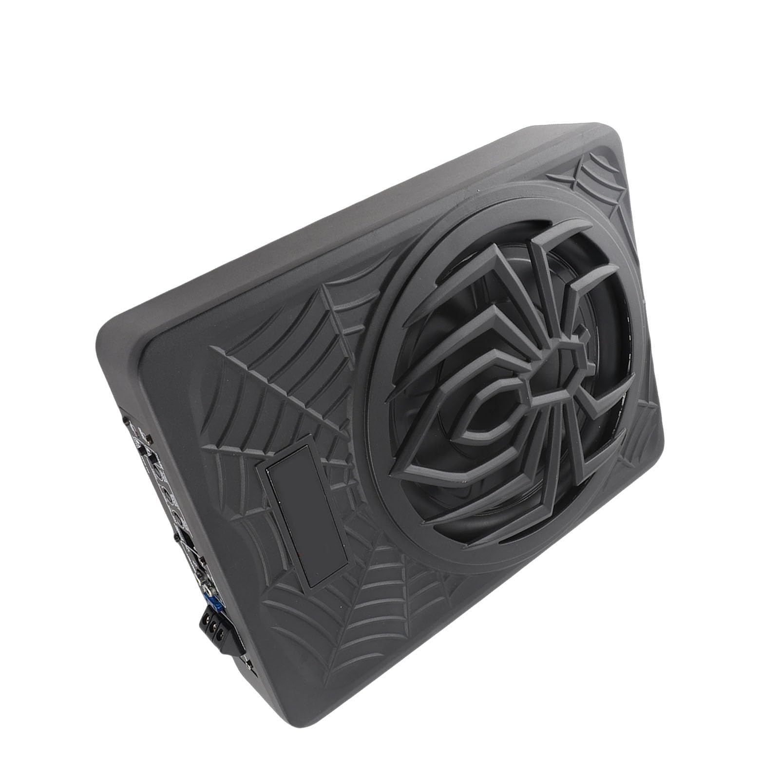Bediffer Subwoofer Delgado para Debajo del Asiento para Automóvil de 800 W con Amplificador Incorporado y Luces LED para una Experiencia de Sonido Mejorada en los Automóviles (Aplicación arcoíris)
