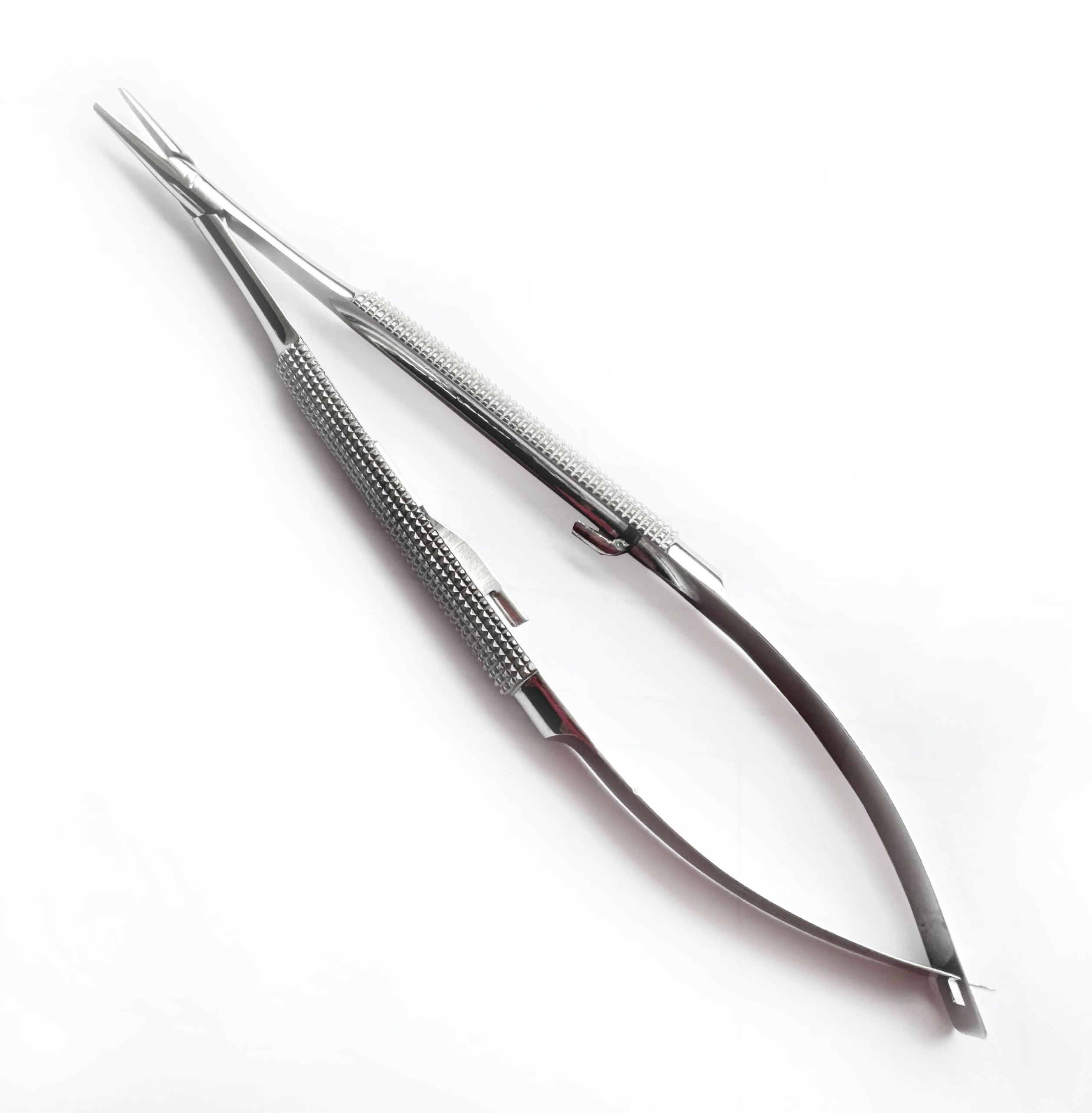 Stainless Steel Needle Holder Straight with Lock
