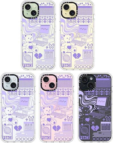 Miniatura 3 de MOSNOVO Buffertech - Funda compatible con iPhone 15, impacto de caída de 6.6 pies, tecnología antidesprendimiento, TPU transparente, a prueba de