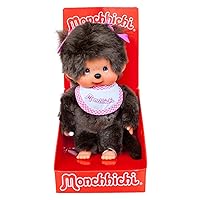 Sekiguchi 255550 - Originale Bambina Monchhichi, in Peluche Marrone