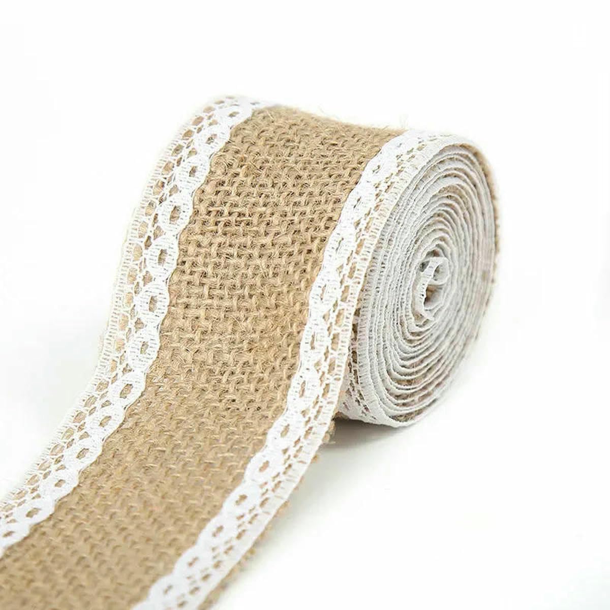 Jute Burlap Ribbon, Jute Burlap Ribbons Multicolor 5cm x 1 meter