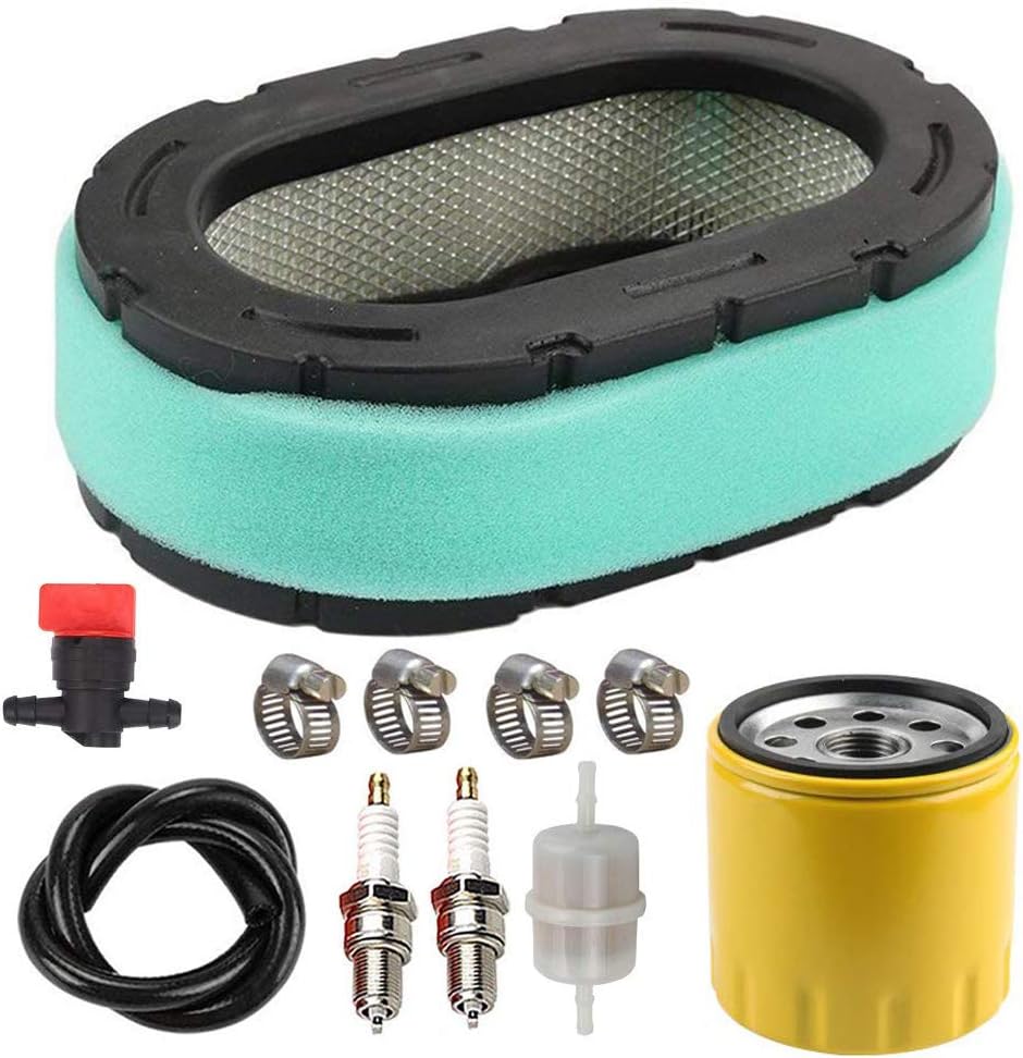 32-083-09-S Air Filter with 52 050 02-S Oil Filter Spark Plug Tune Up Kit Compatible with Kohler 32 083 09 32 883 09-S1 KT610 KT620 KT715 KT725 KT730 KT735 KT740 KT745 19HP-26HP Engine MTD Lawn Mower 32-083-09-S Air Filter with 52 050 02-S Oil Filter Spark Plug Tune Up Kit Compatible with Kohler 32 083 09 32 883 09-S1 KT610 KT620 KT715 KT725 KT730 KT735 KT740 KT745 19HP-26HP Engine MTD Lawn Mower