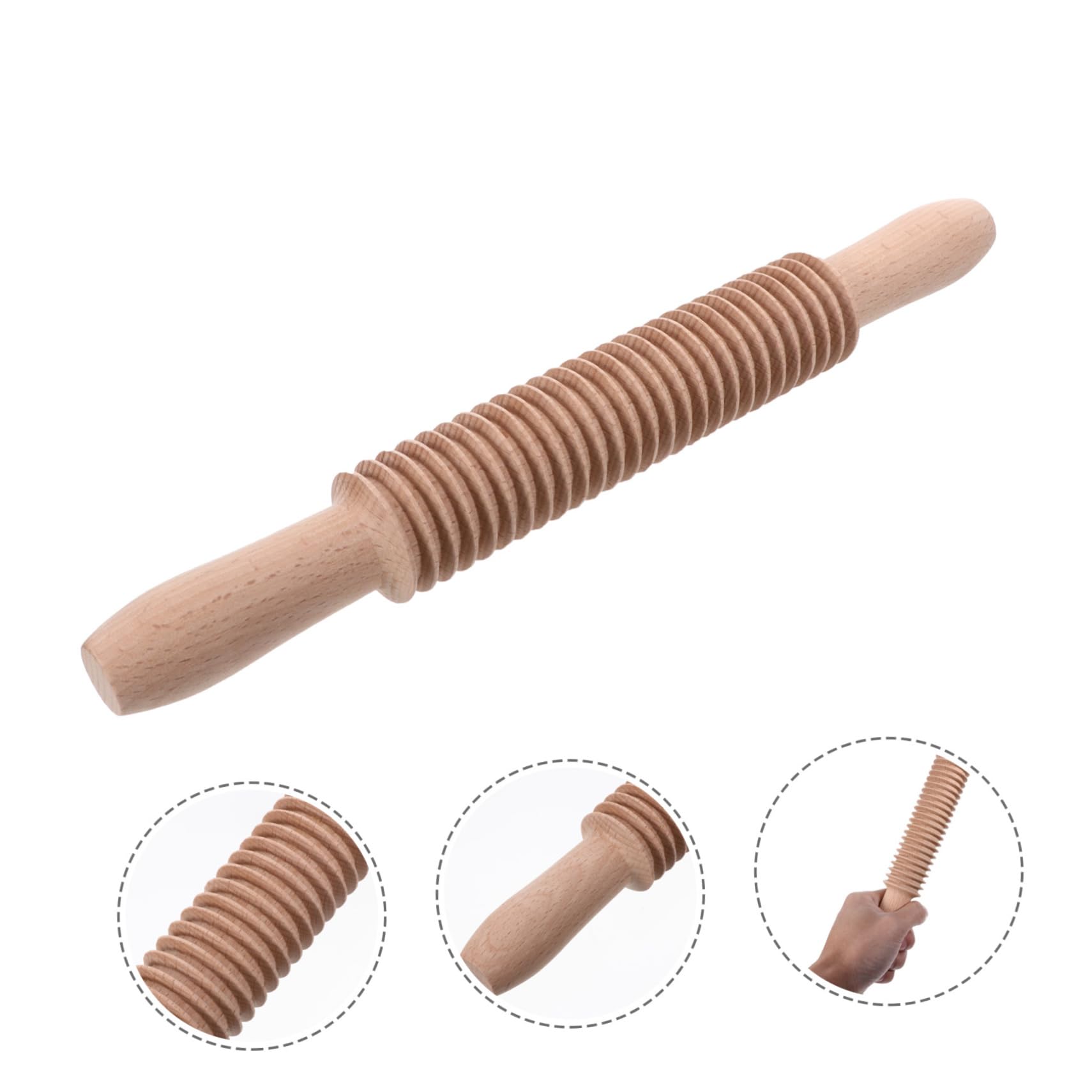 SOLUSTRE 2piezas Rodillo De Cocina Para Hornear y Cortar Pasta Rodillo De Diseño De Rosca Para Espagueti y Fideos Herramienta Práctica De Repostería Para Amantes Cocina