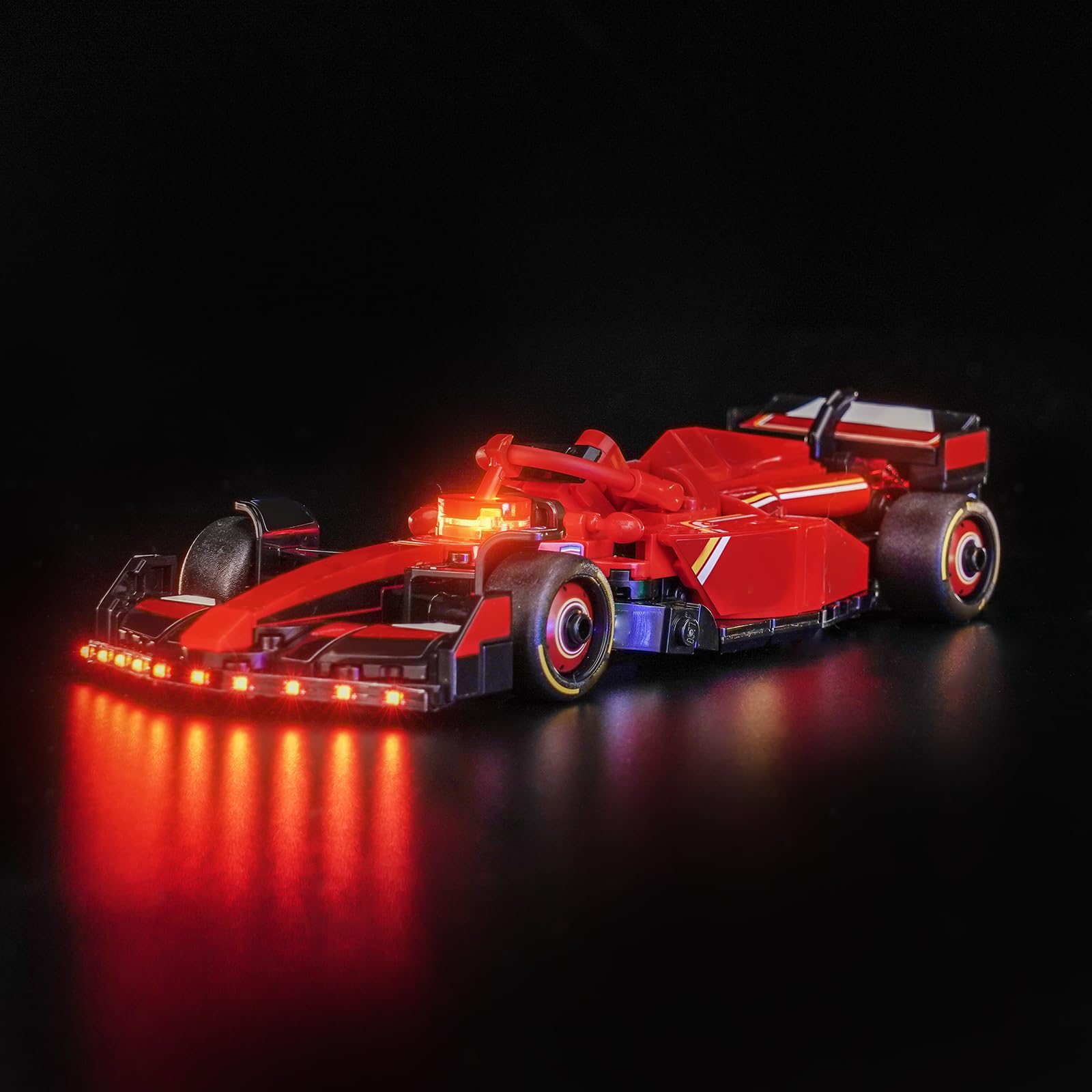 LocoLee Led Light Set Compatible with Lego 77242 Ferrari SF-24 F1 Race Car Led Decoration Lighting Kit Compatible with Lego 77242 Updated Version Building Blocks Model,Only Lights Set,No Model