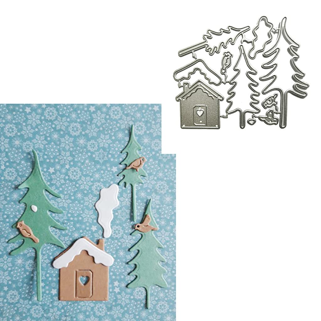 Fustelle In Metallo Per Scrapbooking E Biglietti – Giardino Verdi – Dimensioni 151x100 Mm – 1 Pezzo