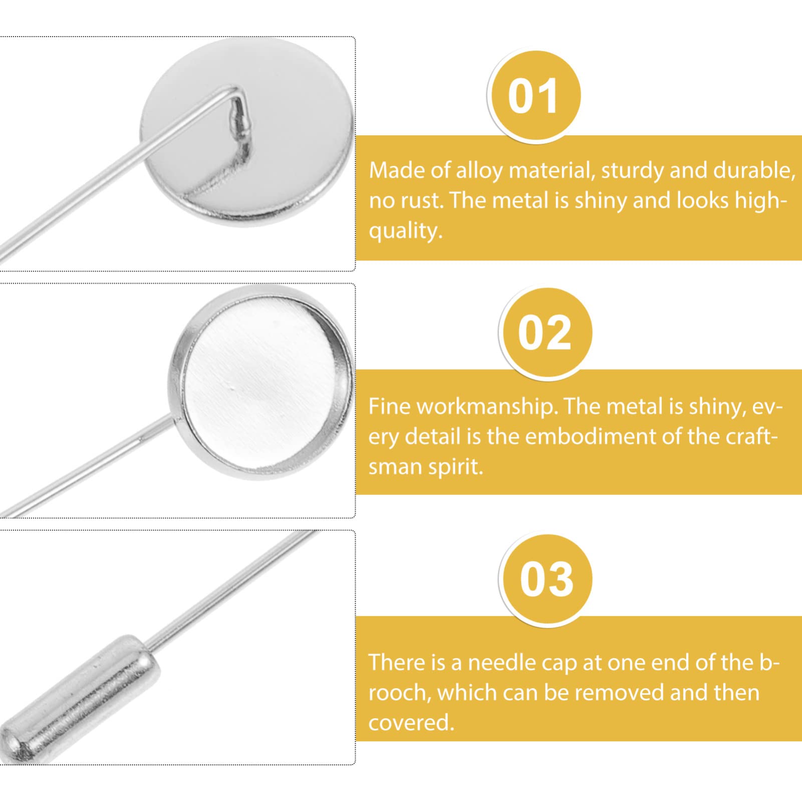 Lot De 6 Anciennes épingles /pics , à Cravate /chapeau