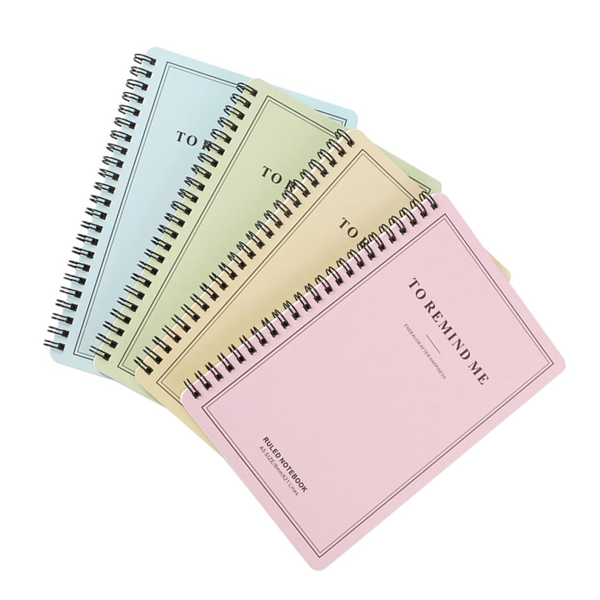 4pezzi Spirale Laterale Copertina Blocco Note Per Studenti Carta Spessa Formato Cancelleria Per Annotare Appunti Importanti
