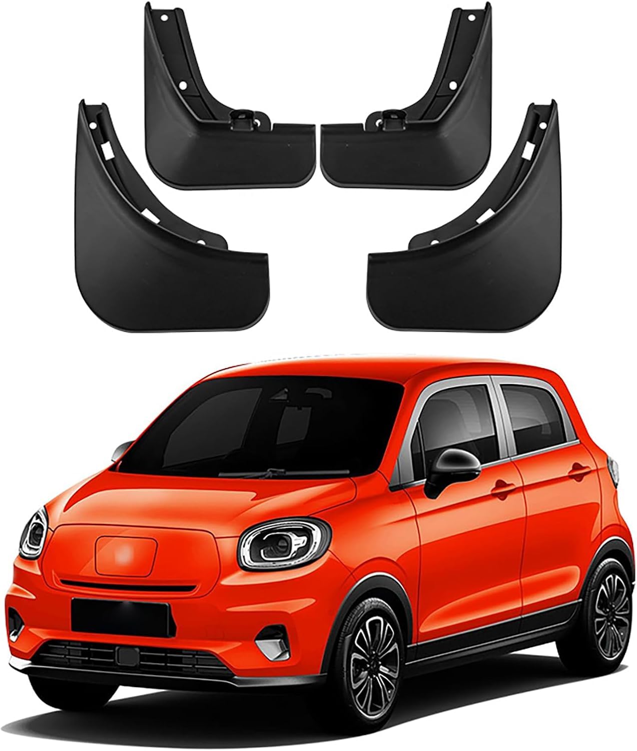 CaoYH Car Mud Flaps for Leap Motor T03 2021 Mudflaps Mudguard Cover Splash Guard Fender Wheel Tire Splashproof Protector Wheel Mudflaps