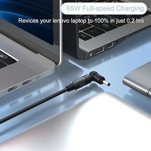 Miniatura 5 de Cargador de punta redonda de 65 W y 45 W compatible con Lenovo Ideapad Flex 1 3 3i 5 6 330, 5-14 5-15 5-16, 5-14IIL05 5-14ARE05 5-14IGL05 5-14ITL05