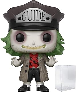 Funko POP Beetlejuice - Beetlejuice with Hat Pop! Vinyl Figure (Bundled with Compatible Pop Box Protector Case), Multicolor, 3.75 inches