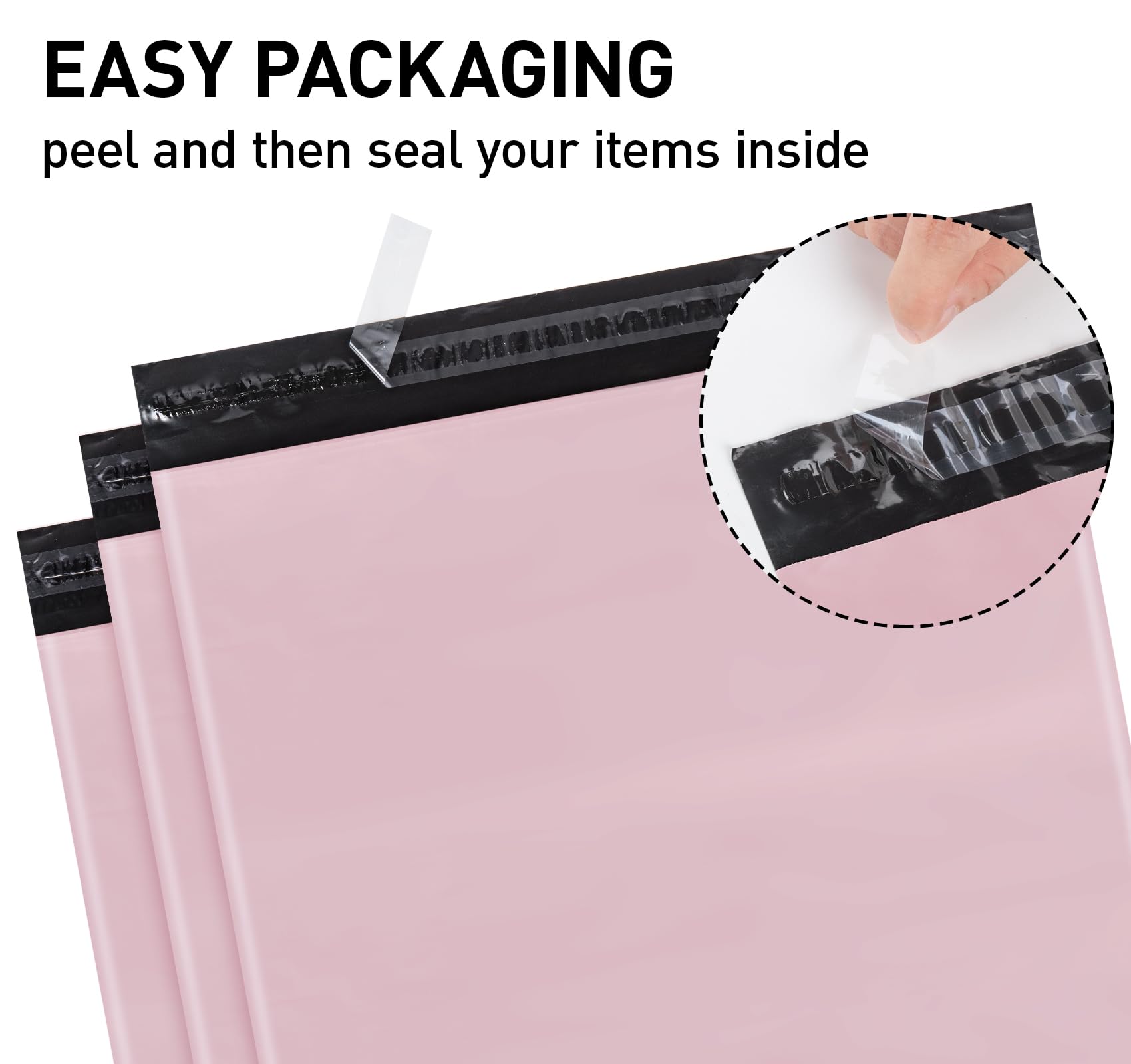 60 Buste Postali Rosa Oro 42x52 Cm - Impermeabili, Autosigillanti E Resistenti Per Spedizioni - Foto 5