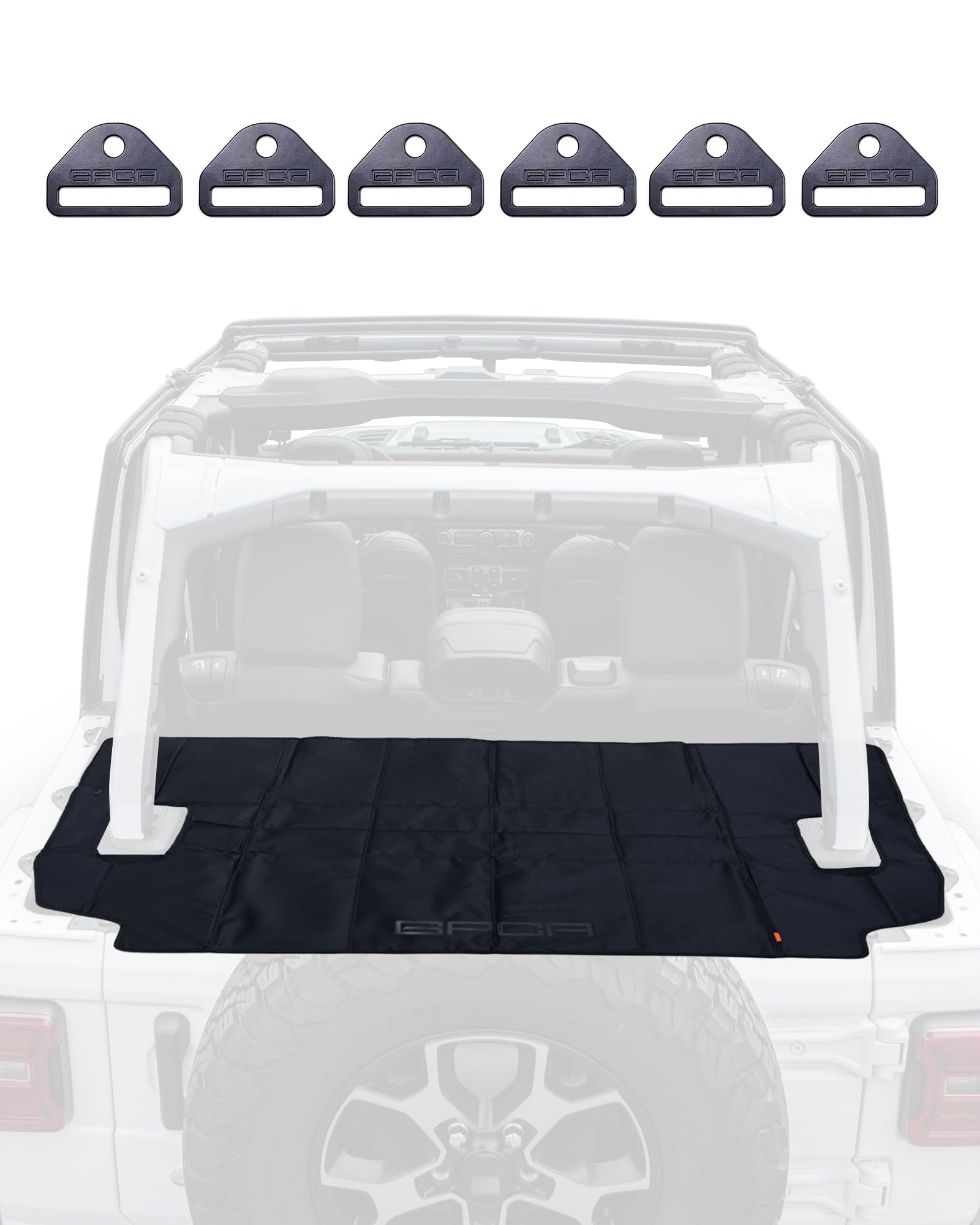GPCA Cargo Cover for Jeep Wrangler 2018-Present, JL 4-Door Hardtop