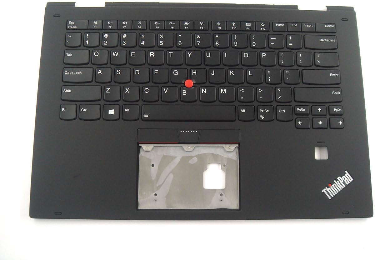 Parts for Lenovo ThinkPad X1 Yoga 2nd Gen Palmrest Keyboard Bezel US-English Black 01HY808
