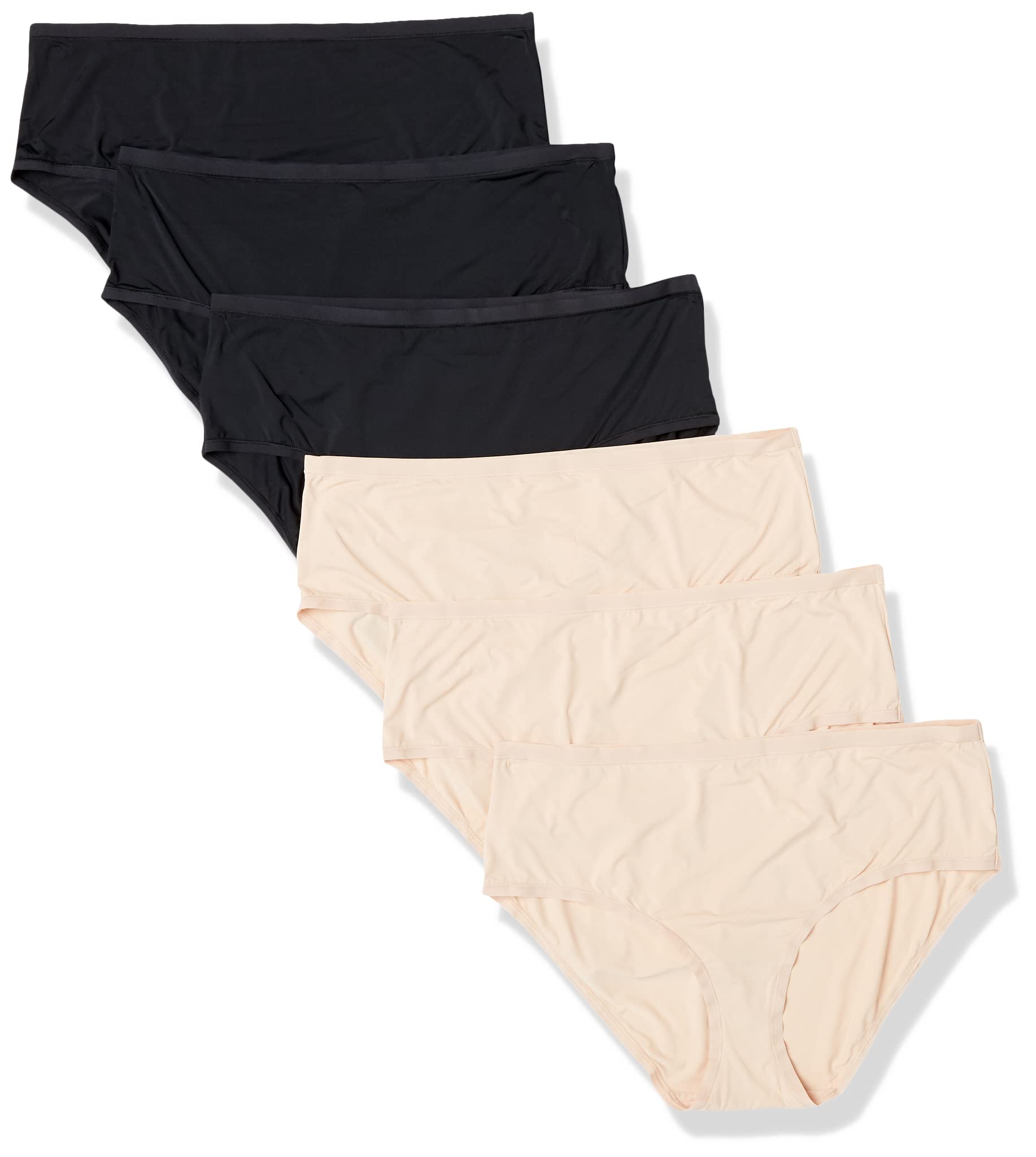 Amazon Essentials Damen Unterwäsche mit mittelhohem Bund (in Übergröße erhältlich)
