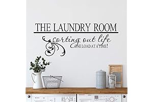 Laundry Room Decals Vinyl Art Lettering Wall Decor