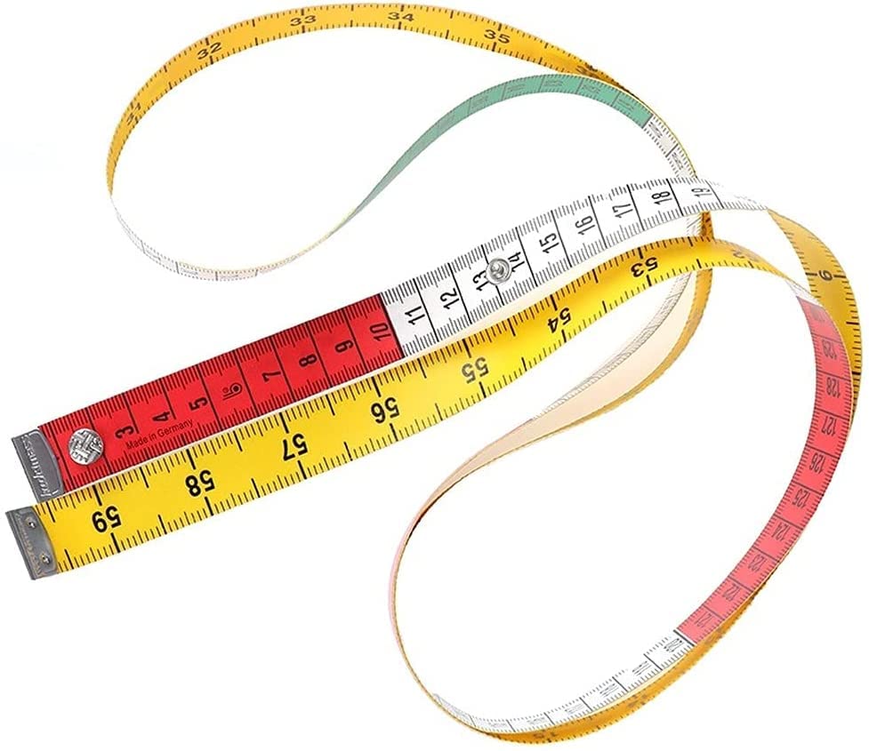 RWRAPS 1,5 m Körpermesslineal Nähen Schneider Maßband Mini Weiches Flaches Lineal Zentimeter Meter Nähen Maßband Langlebig
