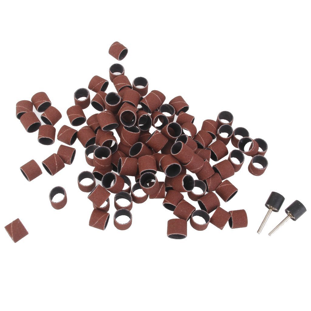 Hetkrishi Imported 51pcs 1/2" Sanding Drum Sleeves with 2 Rubber Mandrel Bands Set Rotary Tool (B08C9JXT5V) Amazon Price History, Amazon Price Tracker