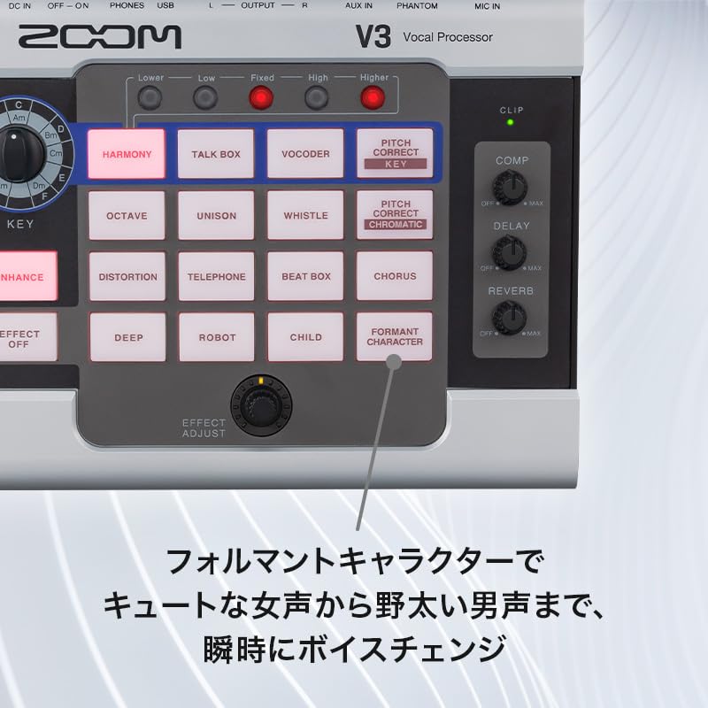 Amazon.co.jp: ZOOM 配信用ボイスチェンジャー ボーカルエフェクター