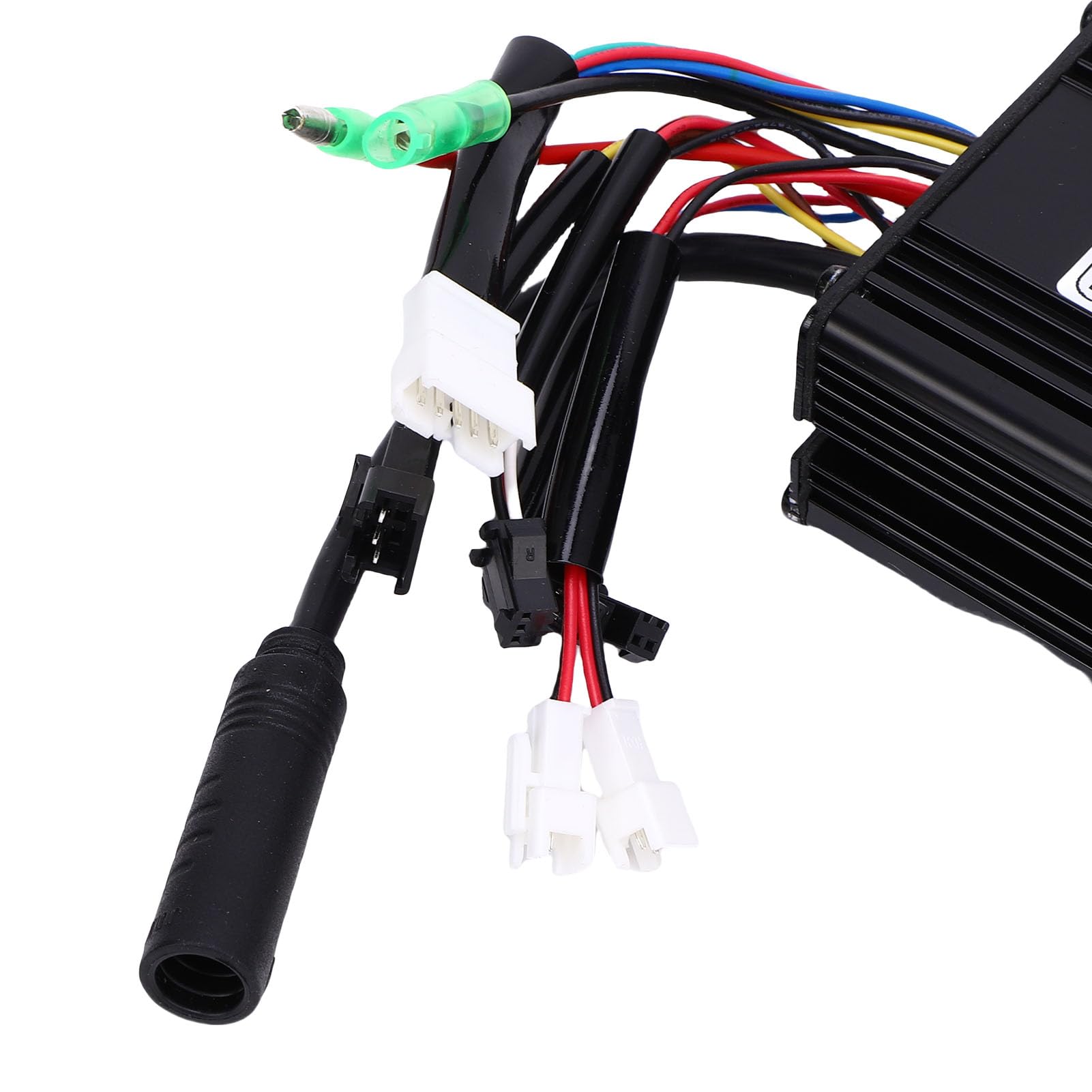 Buachois Contrôleur Moteur 9 Tubes 26A Onde sinusoïdale avec connecteur SM, pour Moteurs 36V 48V 52V 500W 750W, contrôleur vélo électrique Trottinette électrique