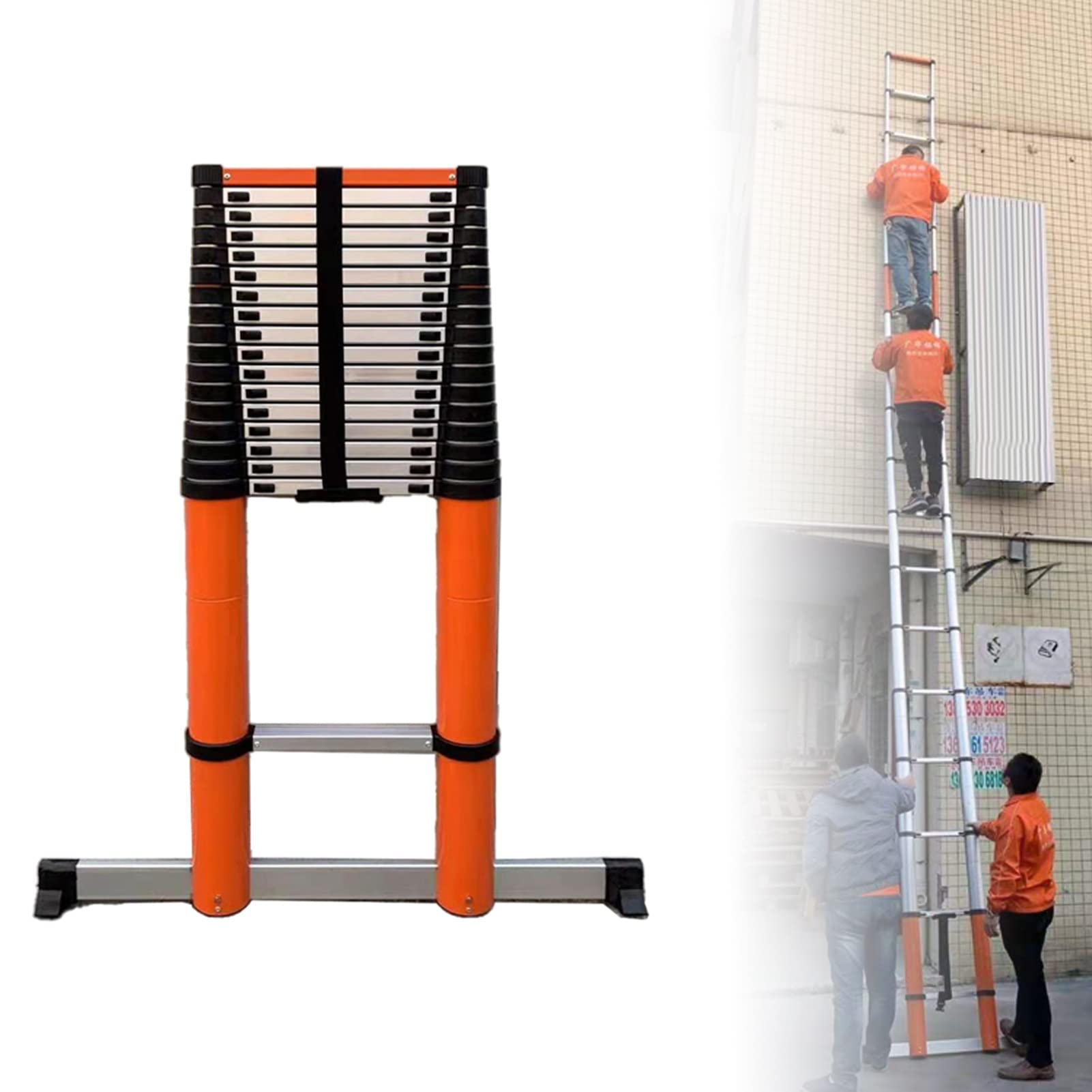 Buy Telescoping Ladder Heavy Duty Telescoping Ladder 8 M Long, Portable