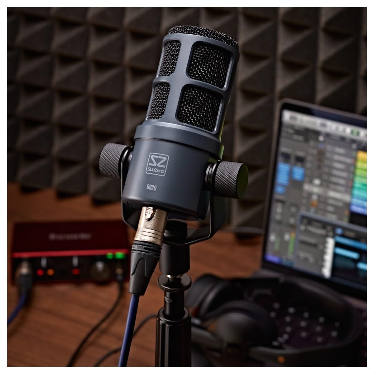 SUBZERO Microfono dinamico per podcast DB20