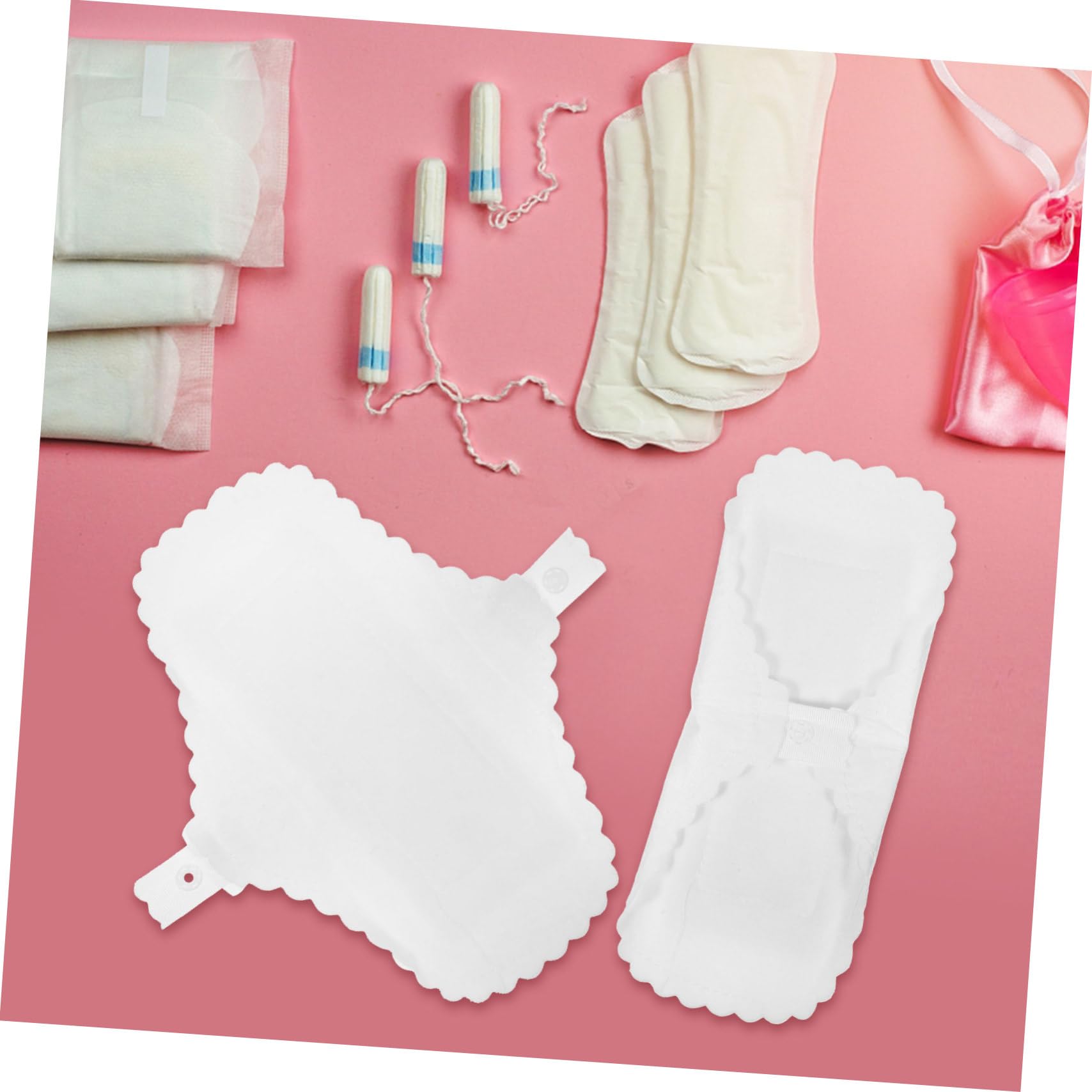 3 Juegos De Compresas Menstruales Reutilizables De Algodón Para Mujeres Cumpleaños Navidad Y Año Nuevo 10 Unidades.