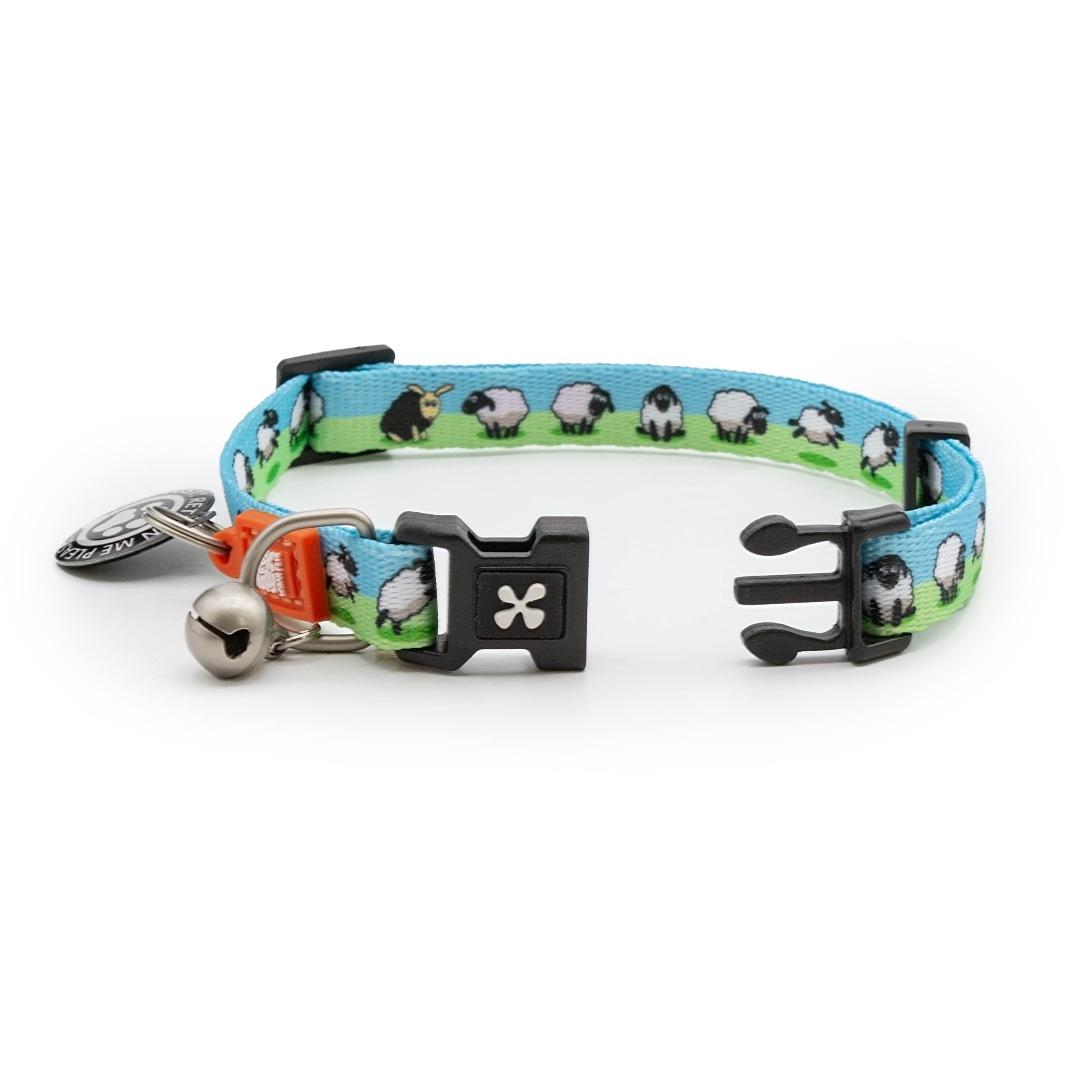 Max & Molly Urban Pets Fun & Bright Cat Collar w/Jingle Bell, Breakaway Safety Buckle - Image 2