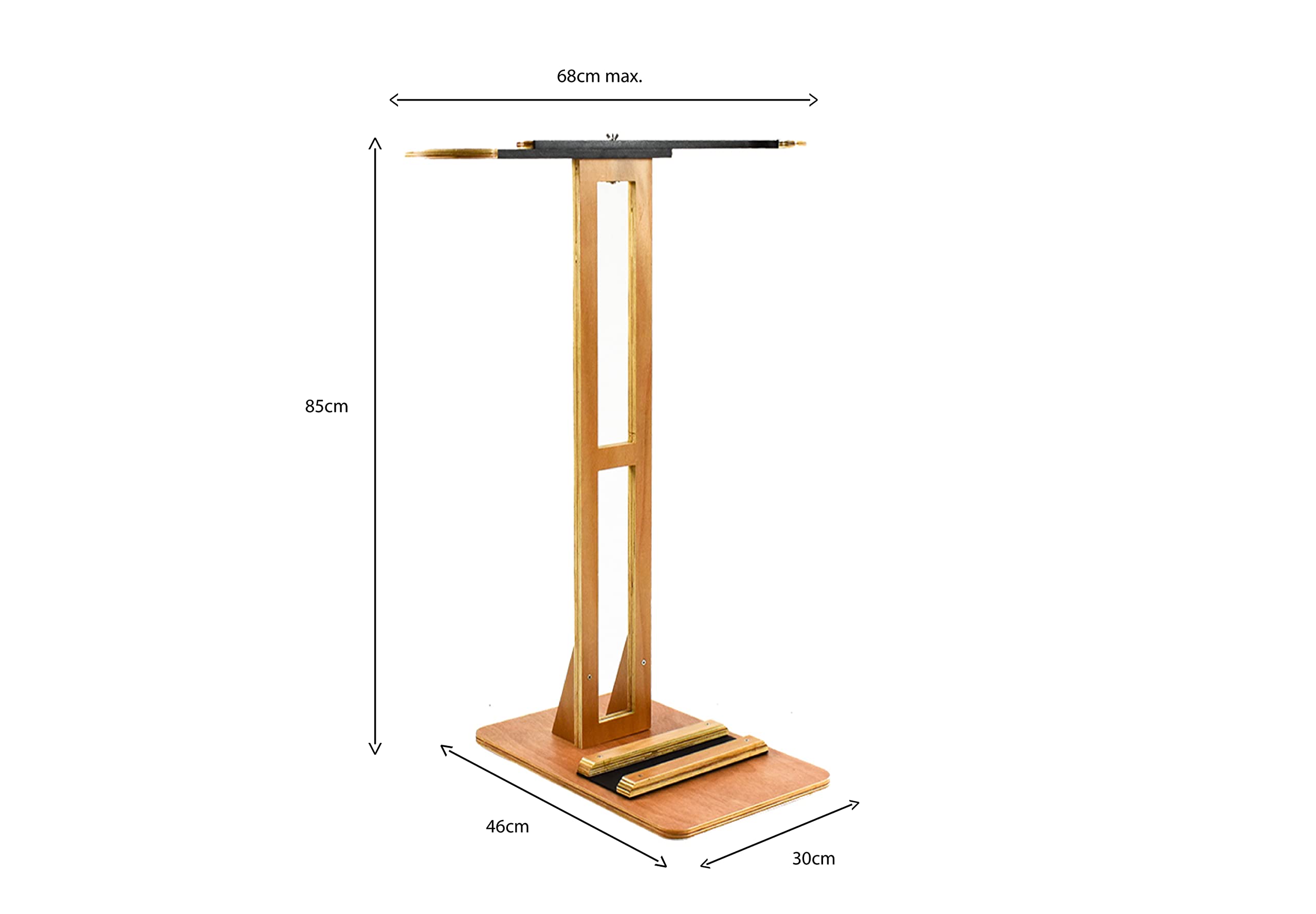 Support Planche de Surf en Bois
