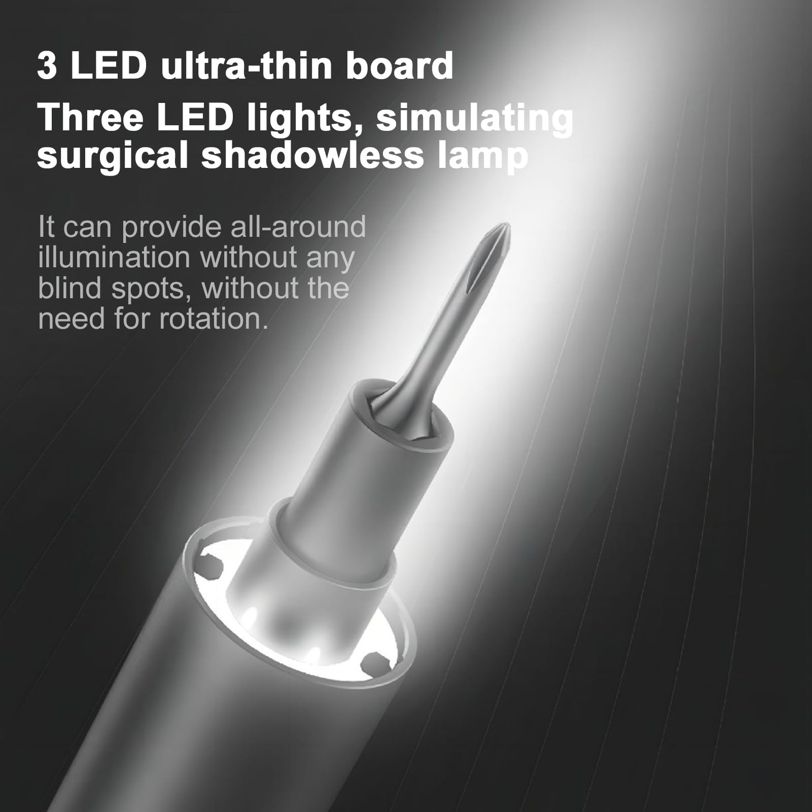 Set di cacciaviti elettrici Pro Precision da 20 bit con luce a LED e caricatore di tipo C