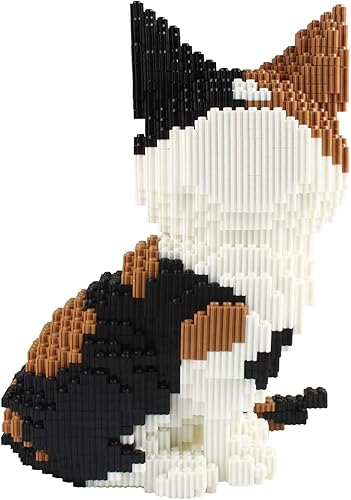 Miniatura 4 de Mini bloques de construcción Larcele de perros, ladrillos de juguete para construir mascotas, 950 piezas KLJM-02, Rojo Tabby, modelo 2842