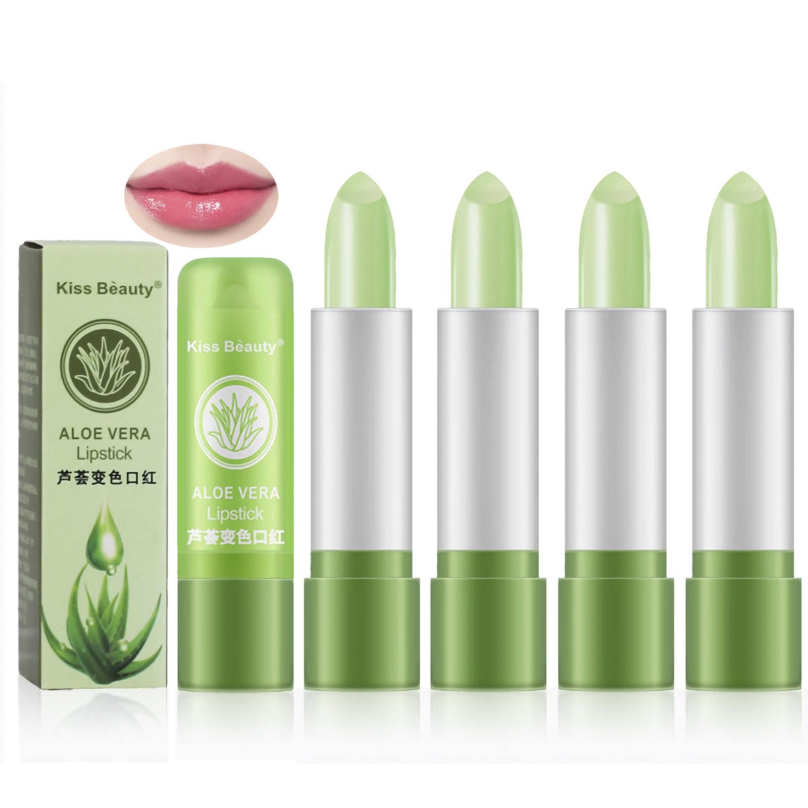 4 Stck Aloe Lippenbalsam Aloe Vera Temperatur Lippenstift, Magischer  Temperatur Farbwechsel lip balm, feuchtigkeitsspendender  Feuchtigkeitsspendendes Lippenpflege Aloe Vera Lipstick : Amazon.de:  Kosmetik