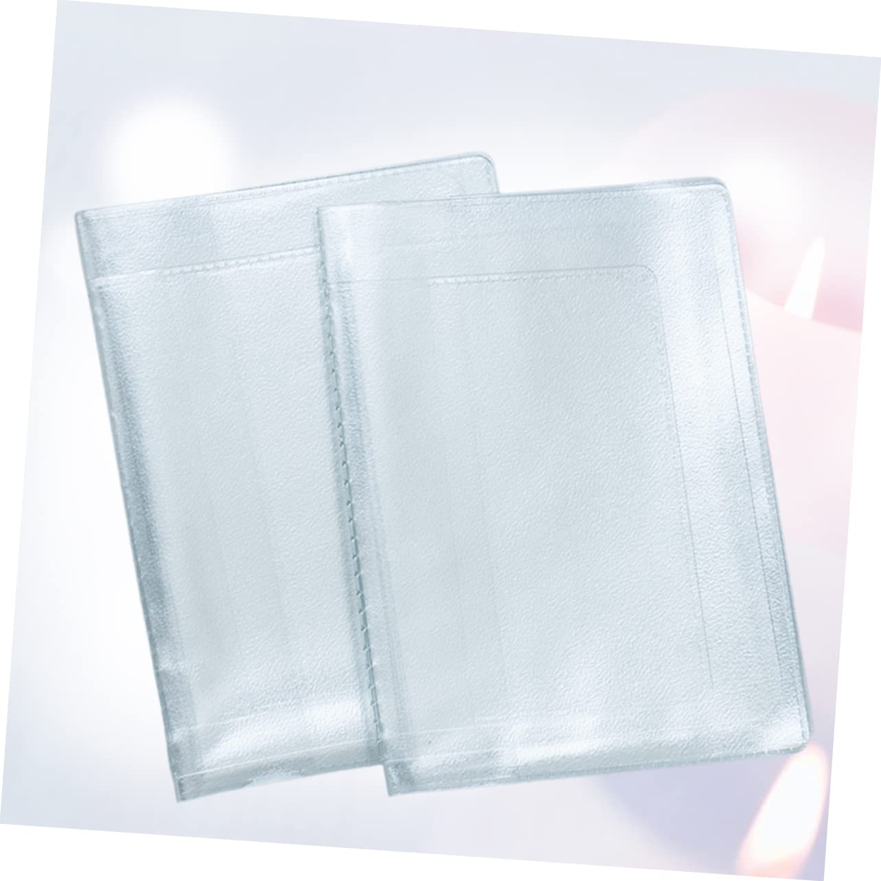 2Pcs Transparent Driving License Holder PVC Protective Sleeves for Easy Access and Organization of Id and Credit Cards - Image 2