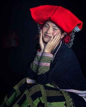 Red Dao Girl Poster Print - Fira Mikael 24 x 36