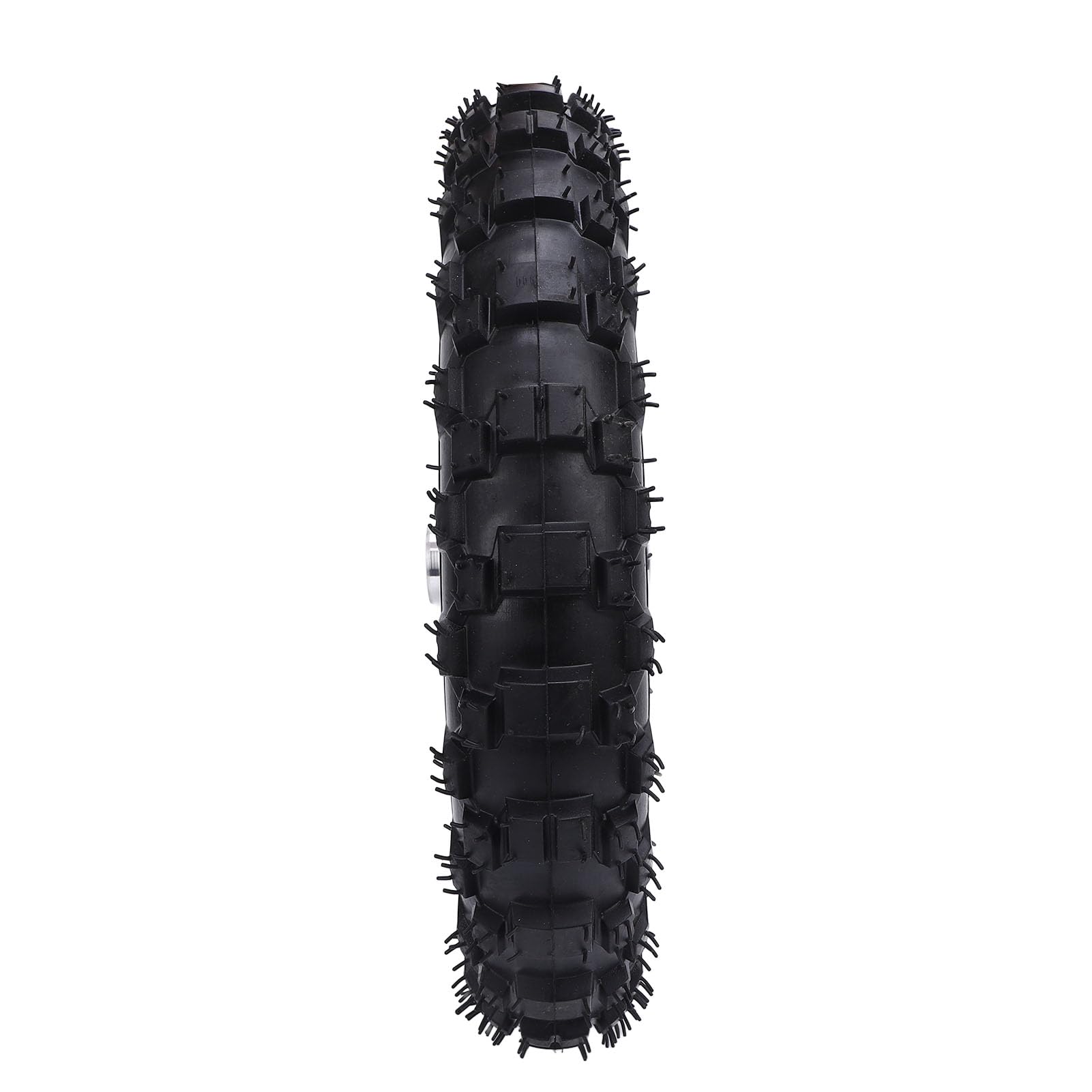 Ejoyous Opona na piastę Koła 2,5-10, Gumowa Opona Odporna na Zużycie do Minirowerów i Motocykli Terenowych (BLACK)