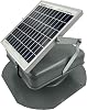 Solar Mega RoofBlaster 2.0 Gray Vent Adjustable Solar Panel Mount | Solar Attic Vent | Solar Roof Attic Fan | Improved Design