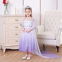 Vista 7 de Vicloon Princess Dress Up Accessories, 2PCS Princess Crown and Wands for Little Girls, Jewelry Toy Gifts Set Christmas